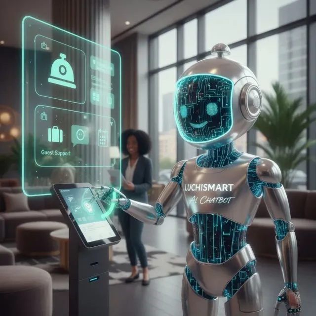 AI-powered hotel self check-in kiosk